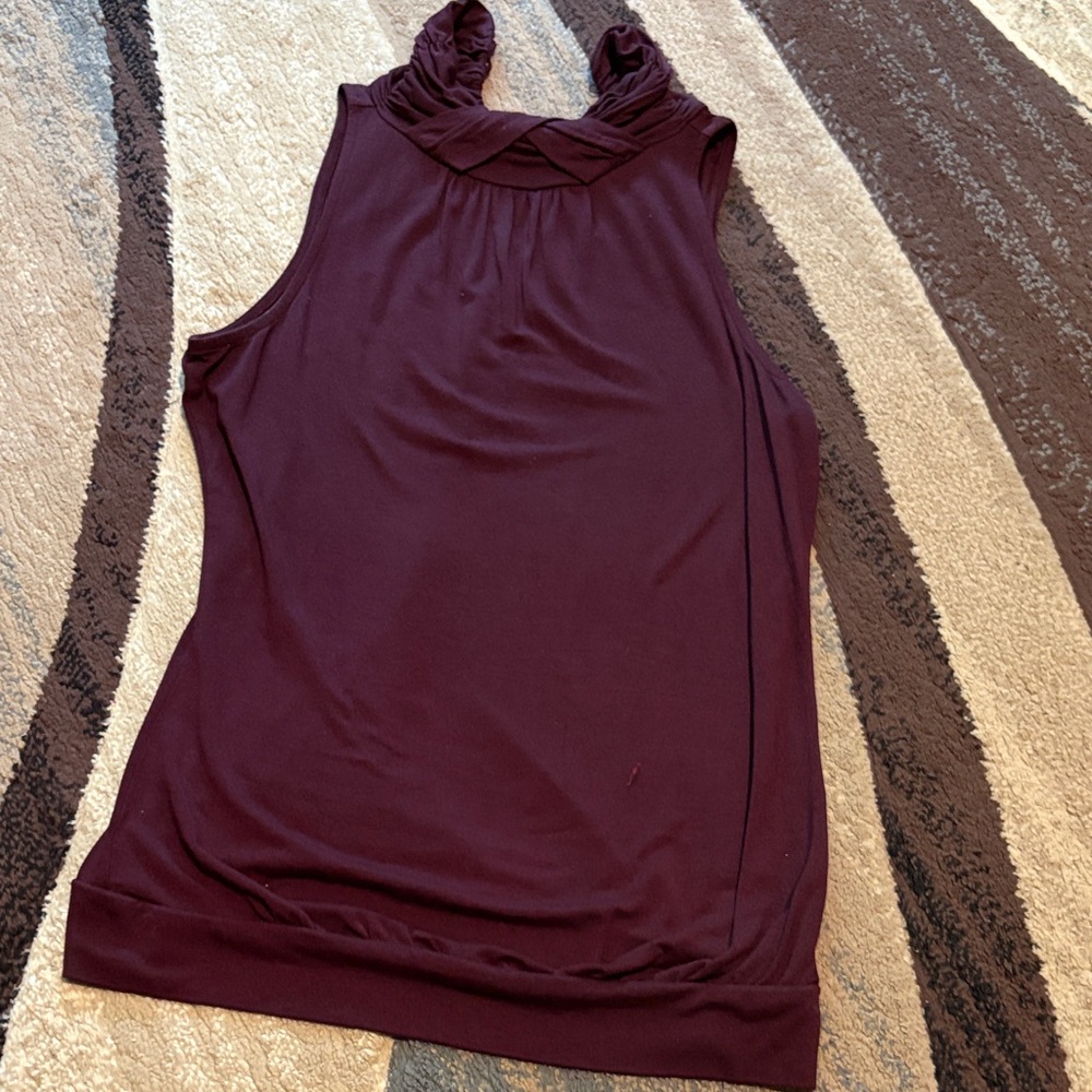 Outback Red Sleeveless Burgundy Tank Top